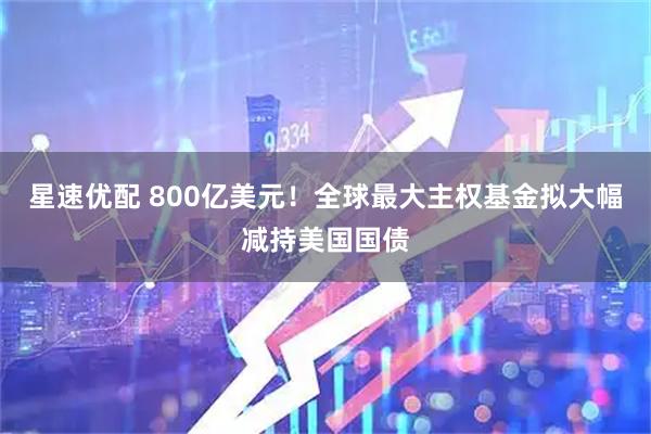 星速优配 800亿美元！全球最大主权基金拟大幅减持美国国债